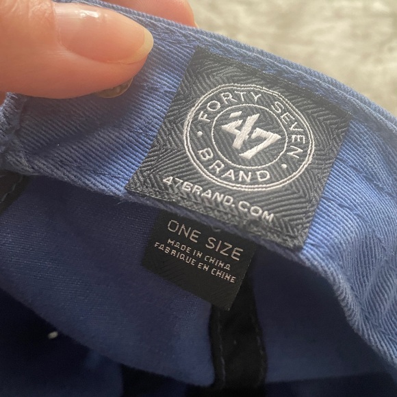 Blue Embroidered Patriots Cap - Picture 4 of 4